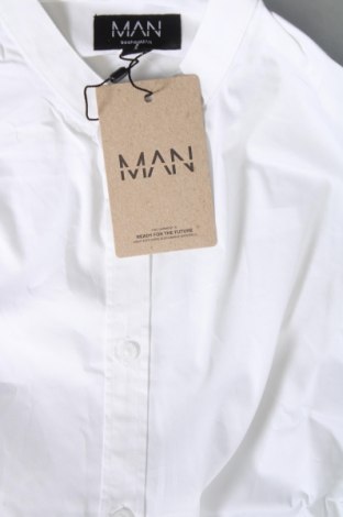 Мъжка риза Boohoo, Размер S, Цвят Бял, Цена 23,00 лв.
