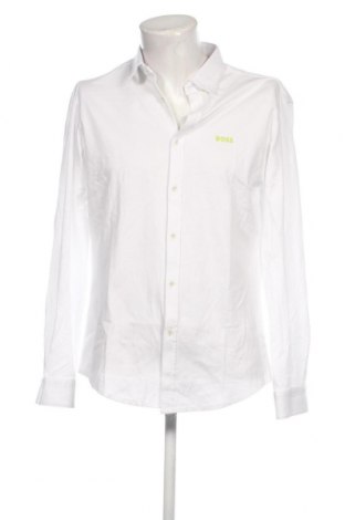 Ανδρικό πουκάμισο Boss Green, Μέγεθος L, Χρώμα Λευκό, Τιμή 111,34 €