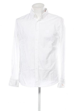 Męska koszula Boss Orange, Rozmiar XL, Kolor Biały, Cena 575,74 zł