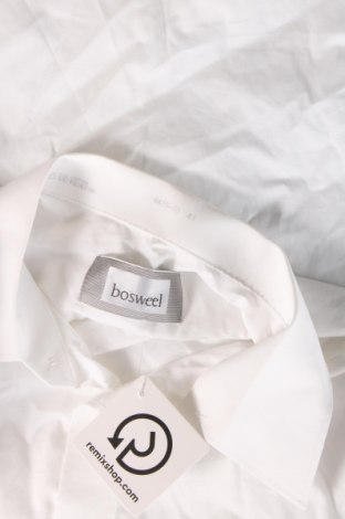 Ανδρικό πουκάμισο Bosweel, Μέγεθος L, Χρώμα Λευκό, Τιμή 18,58 €