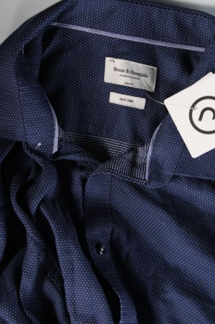Ανδρικό πουκάμισο Bruun & Stengade, Μέγεθος XL, Χρώμα Μπλέ, Τιμή 10,55 €