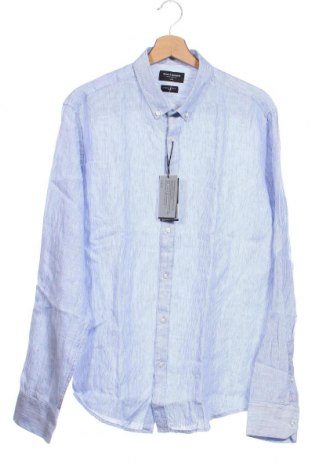Ανδρικό πουκάμισο Bruun & Stengade, Μέγεθος L, Χρώμα Μπλέ, Τιμή 38,35 €