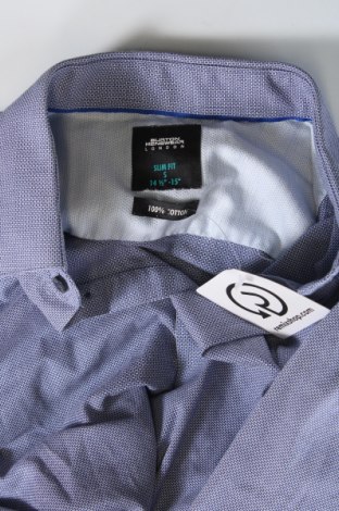 Herrenhemd Burton of London, Größe S, Farbe Blau, Preis 8,89 €