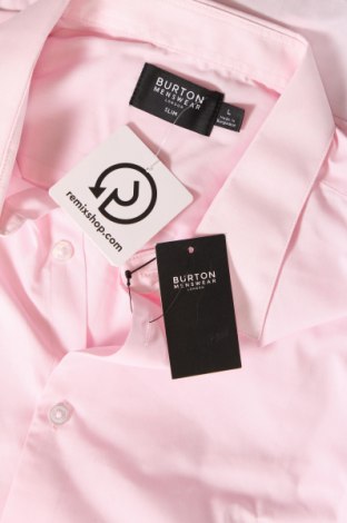 Мъжка риза Burton of London, Размер L, Цвят Розов, Цена 42,35 лв.