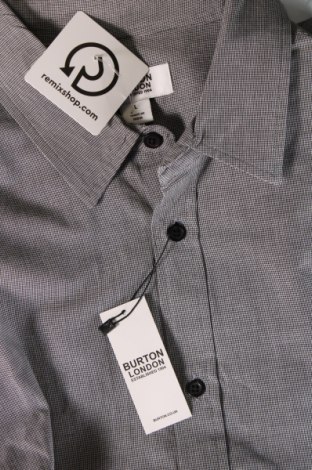 Мъжка риза Burton of London, Размер L, Цвят Сив, Цена 34,65 лв.
