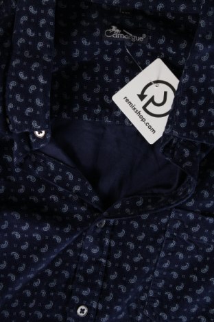 Ανδρικό πουκάμισο Camargue, Μέγεθος XXL, Χρώμα Μπλέ, Τιμή 9,87 €