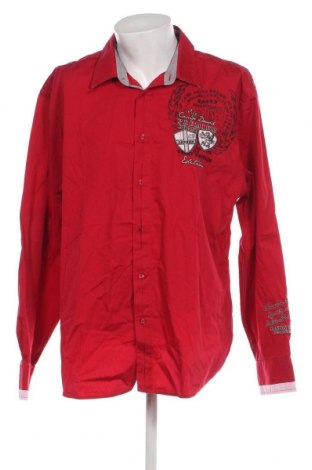 Herrenhemd Camp David, Größe 3XL, Farbe Rot, Preis 16,80 €