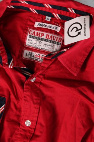 Pánská košile  Camp David, Velikost XXL, Barva Červená, Cena  693,00 Kč