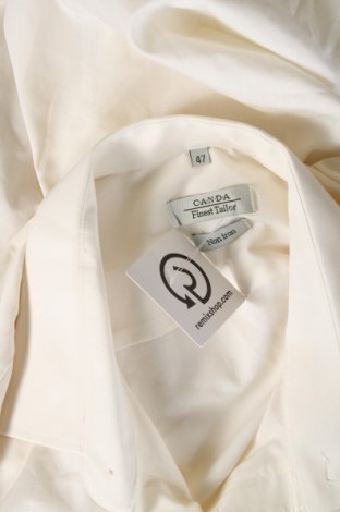 Ανδρικό πουκάμισο Canda, Μέγεθος 3XL, Χρώμα Εκρού, Τιμή 17,04 €