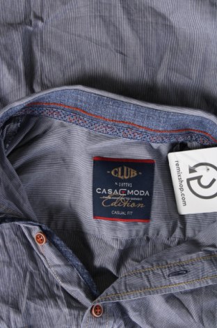 Ανδρικό πουκάμισο Casa Moda, Μέγεθος L, Χρώμα Μπλέ, Τιμή 24,15 €