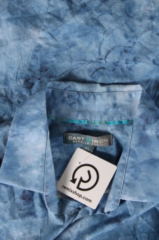 Ανδρικό πουκάμισο Cast Iron, Μέγεθος XL, Χρώμα Μπλέ, Τιμή 23,54 €