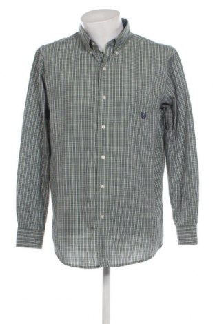 Ανδρικό πουκάμισο Chaps, Μέγεθος L, Χρώμα Πράσινο, Τιμή 17,28 €
