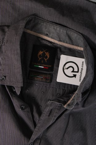 Мъжка риза Claudio Campione, Размер L, Цвят Сив, Цена 33,24 лв.