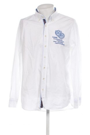 Мъжка риза Claudio Campione, Размер XXL, Цвят Бял, Цена 38,00 лв.