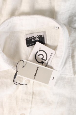 Ανδρικό πουκάμισο Core By Jack & Jones, Μέγεθος L, Χρώμα Λευκό, Τιμή 19,85 €