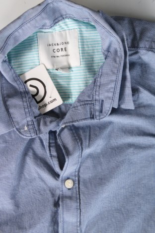 Мъжка риза Core By Jack & Jones, Размер L, Цвят Син, Цена 33,93 лв.
