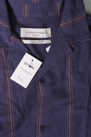 Ανδρικό πουκάμισο Cotton On, Μέγεθος XXS, Χρώμα Μπλέ, Τιμή 23,71 €
