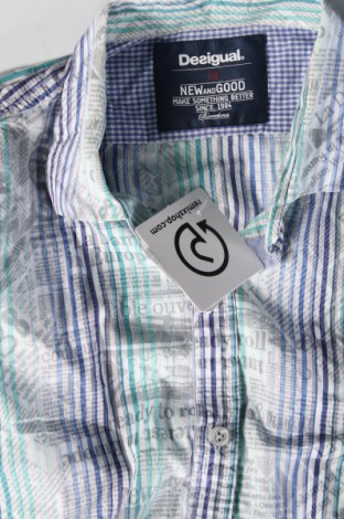 Ανδρικό πουκάμισο Desigual, Μέγεθος M, Χρώμα Πολύχρωμο, Τιμή 17,01 €