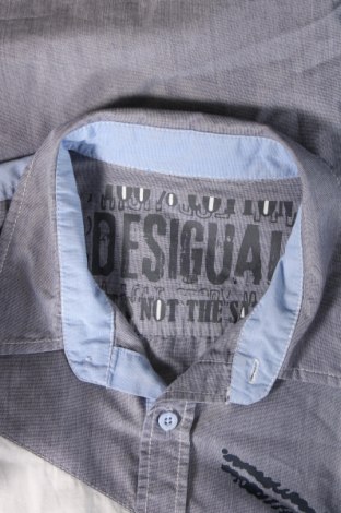 Мъжка риза Desigual, Размер XL, Цвят Сив, Цена 55,00 лв.