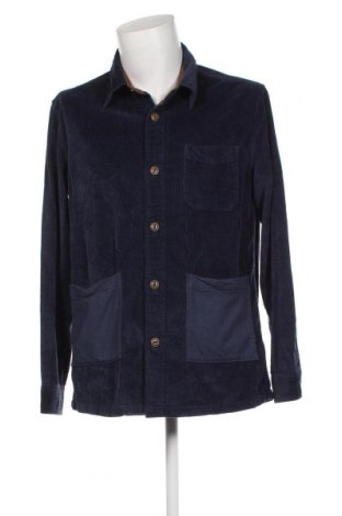 Ανδρικό πουκάμισο Dressmann, Μέγεθος L, Χρώμα Μπλέ, Τιμή 4,21 €