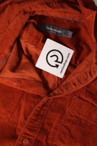 Ανδρικό πουκάμισο Dressmann, Μέγεθος S, Χρώμα Πορτοκαλί, Τιμή 4,21 €