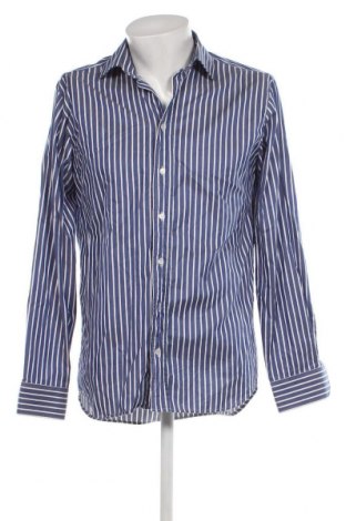 Ανδρικό πουκάμισο Dressmann, Μέγεθος L, Χρώμα Μπλέ, Τιμή 10,43 €