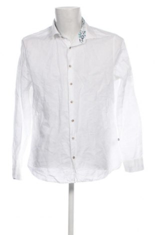 Ανδρικό πουκάμισο Engbers, Μέγεθος M, Χρώμα Λευκό, Τιμή 23,81 €