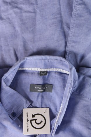 Ανδρικό πουκάμισο Eterna, Μέγεθος L, Χρώμα Μπλέ, Τιμή 24,55 €