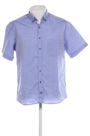 Ανδρικό πουκάμισο Eterna, Μέγεθος L, Χρώμα Μπλέ, Τιμή 14,73 €