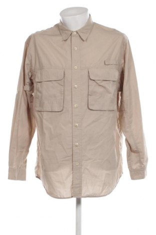 Ανδρικό πουκάμισο Exofficio, Μέγεθος L, Χρώμα  Μπέζ, Τιμή 17,99 €