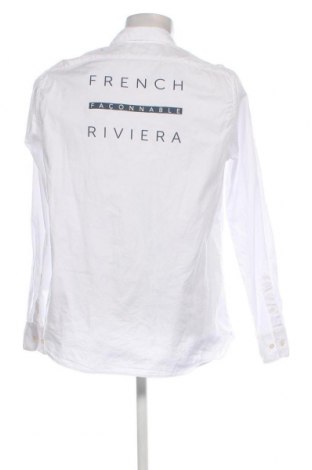 Ανδρικό πουκάμισο Faconnable, Μέγεθος L, Χρώμα Λευκό, Τιμή 94,64 €
