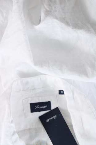 Herrenhemd Faconnable, Größe XL, Farbe Weiß, Preis 100,21 €