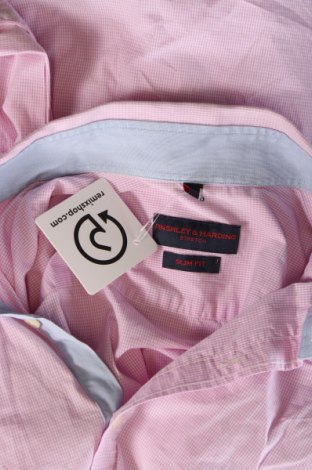 Herrenhemd Finshley&Harding, Größe S, Farbe Rosa, Preis € 5,49