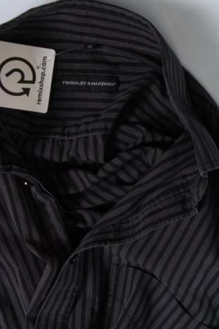 Herrenhemd Finshley&Harding, Größe S, Farbe Grau, Preis 10,42 €