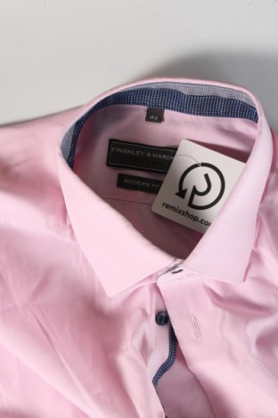 Ανδρικό πουκάμισο Finshley&Harding, Μέγεθος XL, Χρώμα Ρόζ , Τιμή 17,00 €