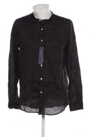 Мъжка риза Gianni Lupo, Размер 3XL, Цвят Черен, Цена 77,00 лв.