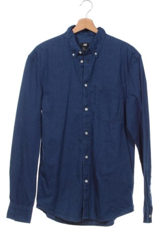 Ανδρικό πουκάμισο H&M, Μέγεθος S, Χρώμα Μπλέ, Τιμή 9,30 €