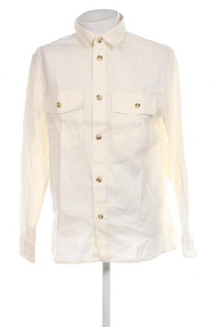 Ανδρικό πουκάμισο H&M, Μέγεθος L, Χρώμα Εκρού, Τιμή 24,00 €