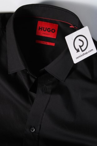 Herrenhemd Hugo Boss, Größe M, Farbe Schwarz, Preis € 89,07