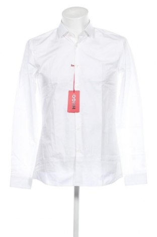 Мъжка риза Hugo Boss, Размер M, Цвят Бял, Цена 216,00 лв.