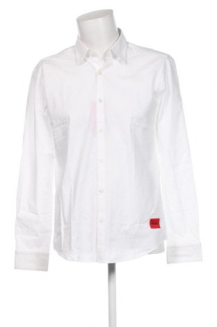 Ανδρικό πουκάμισο Hugo Boss, Μέγεθος L, Χρώμα Λευκό, Τιμή 105,77 €