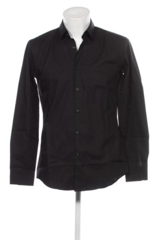 Мъжка риза Hugo Boss, Размер M, Цвят Черен, Цена 82,08 лв.