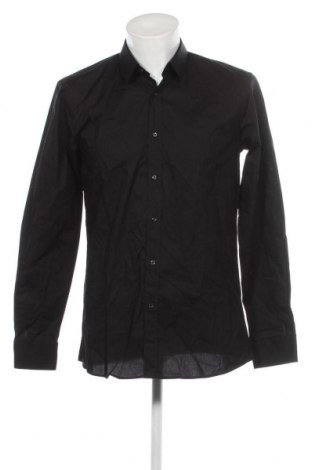Мъжка риза Hugo Boss, Размер L, Цвят Черен, Цена 172,80 лв.
