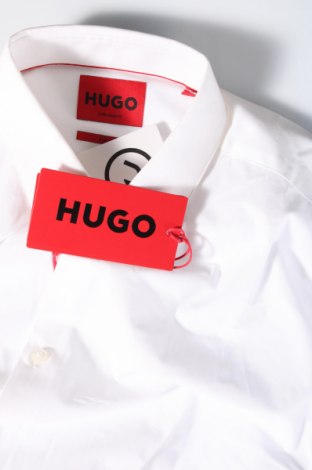 Ανδρικό πουκάμισο Hugo Boss, Μέγεθος M, Χρώμα Λευκό, Τιμή 105,77 €