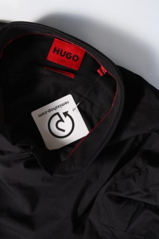 Ανδρικό πουκάμισο Hugo Boss, Μέγεθος L, Χρώμα Μαύρο, Τιμή 89,07 €