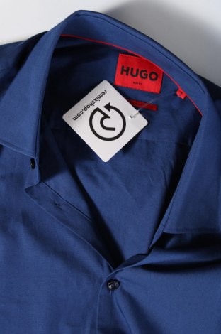 Ανδρικό πουκάμισο Hugo Boss, Μέγεθος L, Χρώμα Μπλέ, Τιμή 105,77 €