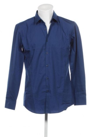 Ανδρικό πουκάμισο Hugo Boss, Μέγεθος L, Χρώμα Μπλέ, Τιμή 105,77 €