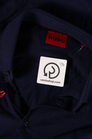 Мъжка риза Hugo Boss, Размер L, Цвят Син, Цена 205,20 лв.