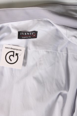 Ανδρικό πουκάμισο Iventi, Μέγεθος M, Χρώμα Γκρί, Τιμή 13,58 €