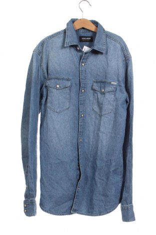 Ανδρικό πουκάμισο Jack & Jones, Μέγεθος XS, Χρώμα Μπλέ, Τιμή 7,94 €